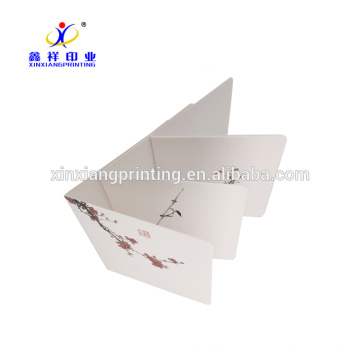 Customized Printing!Flowers Paper Cards Wintersweet Figure Greeting Card